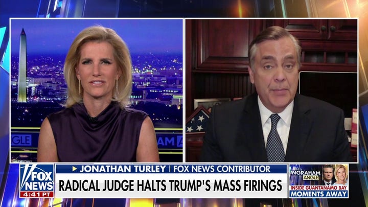 Judge's ruling against Trump's firings is 'quite a reach,' Turley says