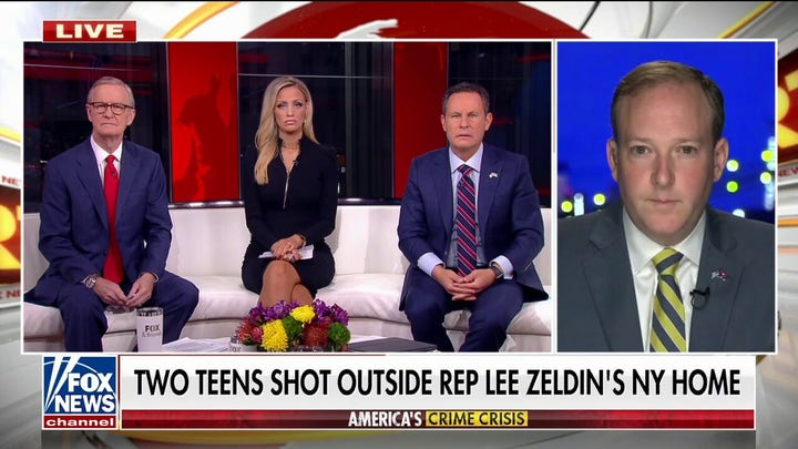 Rep. Lee Zeldin speaks out after two teens were shot outside his home