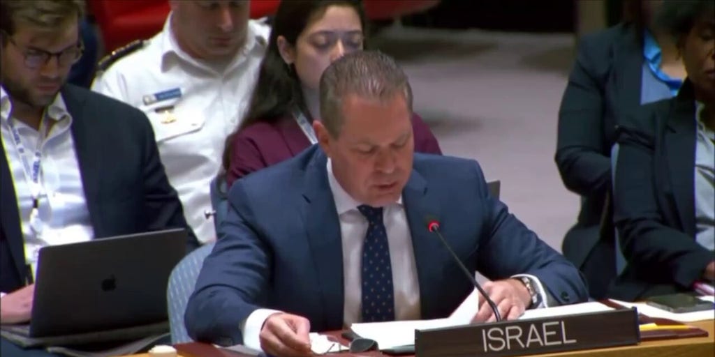 Israel S Ambassador To UN Accuses Global Body Of Not Caring About   Image 