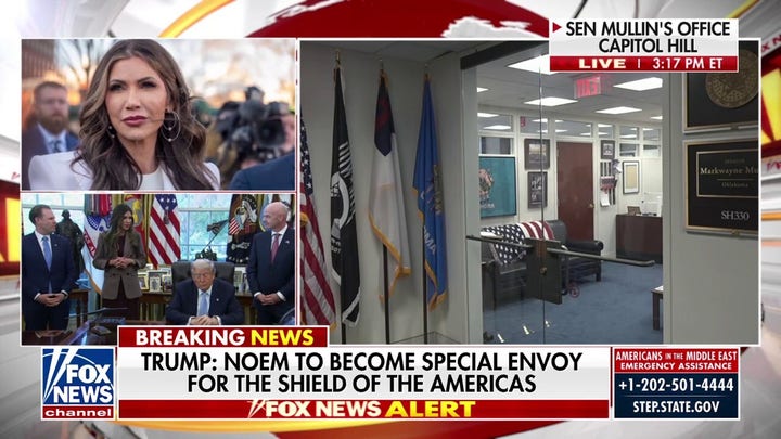 Noem habla sobre el despido y la reasignación de Trump, y afirma que la administración ha logrado «la frontera más segura».