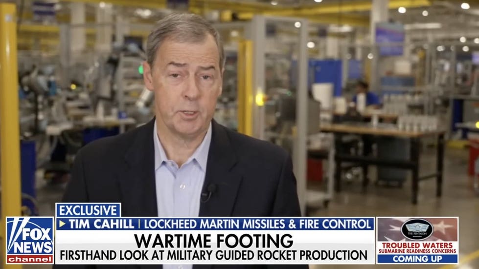 WARTIME FOOTING: Lockheed Martin ramps up missile manufacturing
