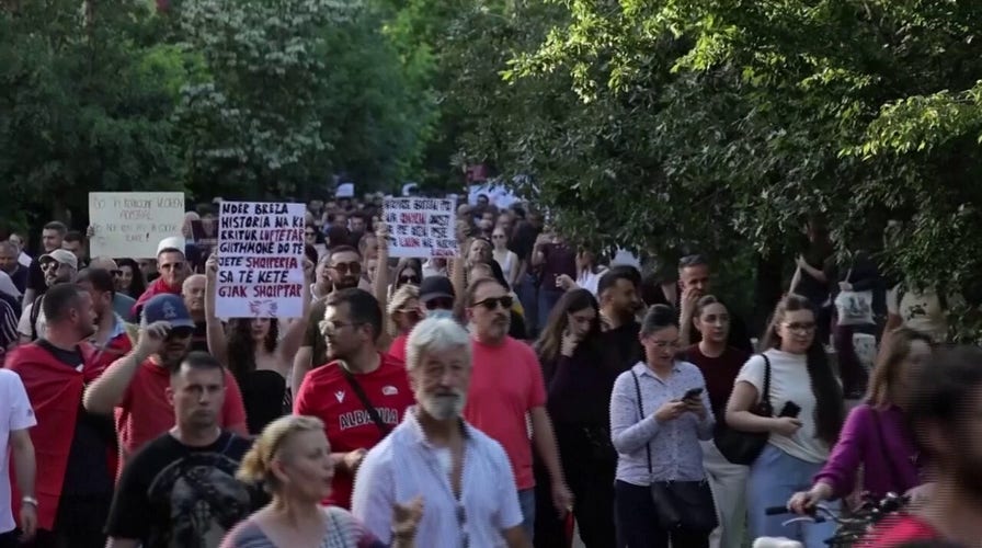 Protesters gather in Albania over luxury resort project linked to Jared Kushner