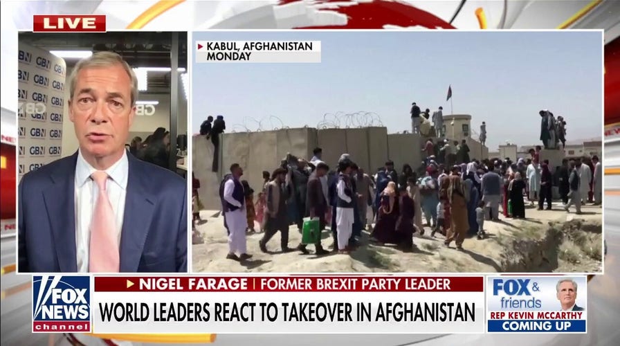 Brexit leader slams Biden for Afghanistan withdrawal: 'Total failure in leadership'