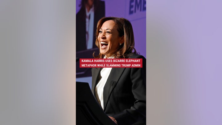 Kamala Harris uses bizarre elephant metaphor while slamming the Trump admin