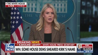 Karoline Leavitt condemns House Dems who 'smear' Charlie Kirk's name
