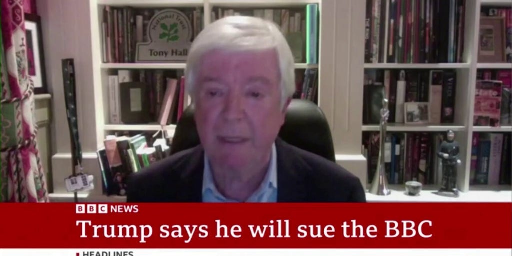 Former BBC director general says network shouldn't pay any money to Trump