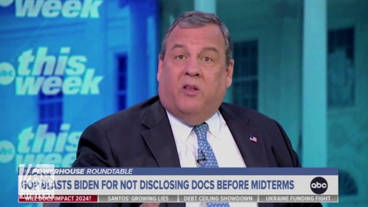 Chris Christie asks why it took so long for voters to know about Biden docs scandal