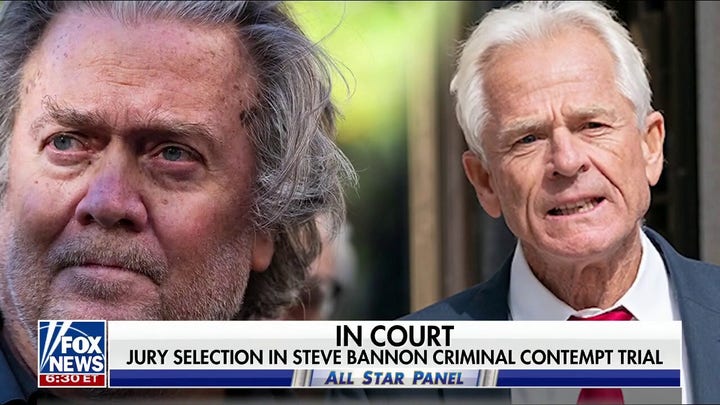 Steve Bannon's contempt of Congress trial begins