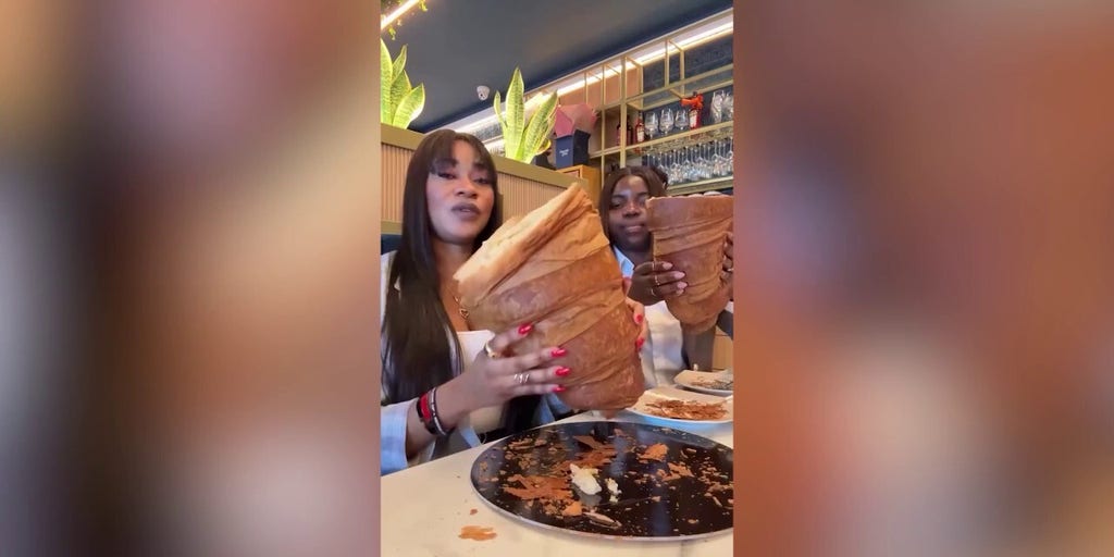 Oversized croissant costs two friends a whopping $35