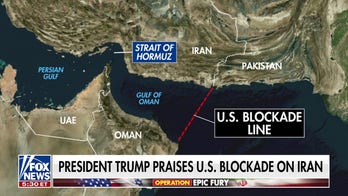 President Trump praises US blockade on Iran