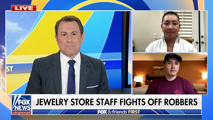 California jewelry store staff fight off robbers amid crime surge