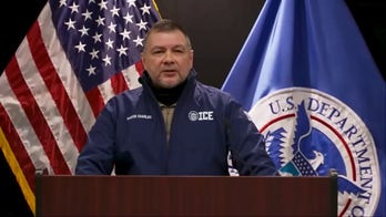 Anti-ICE agitators with van full of shields tried to prevent officers from leaving federal building, ICE says