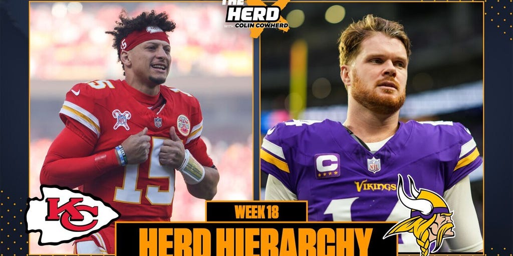 Herd Hierarchy: Chiefs sit on top, Vikings march on to 2025 heading into Week 18 | The Herd