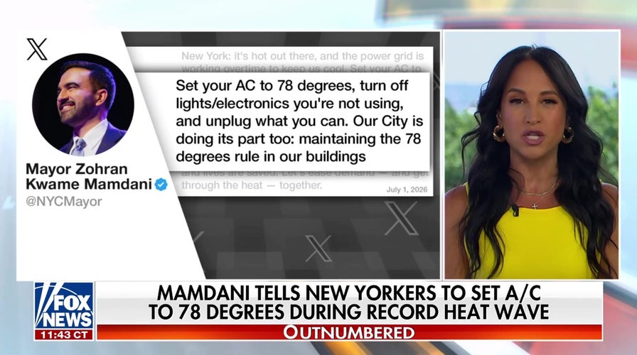 Mamdani's 'out-of-touch' heat wave AC advice sparks backlash