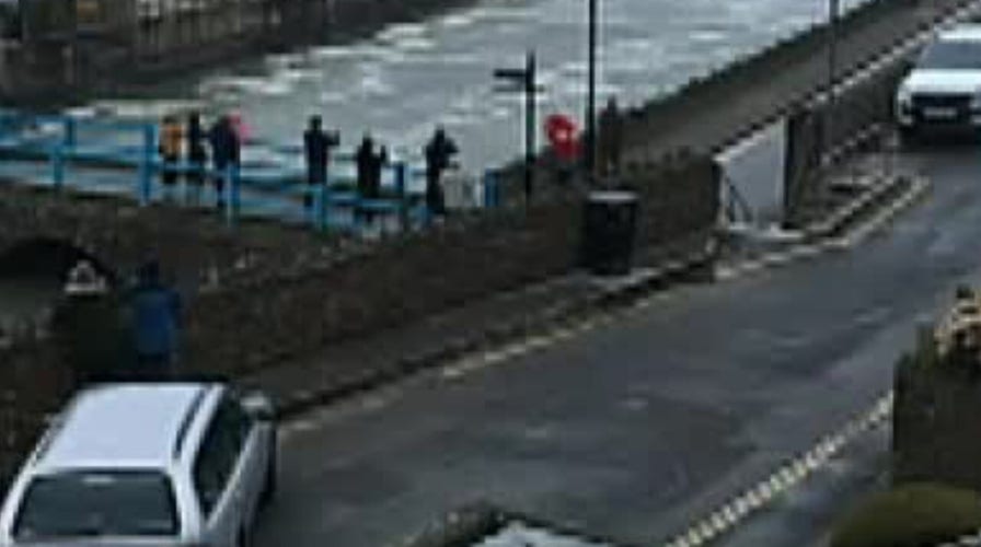 UK Storm surge isn’t stopping these surfers