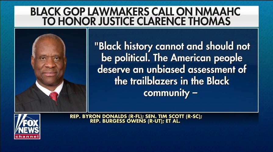 Rep. Burgess Owens calling for museum to honor Justice Clarence Thomas