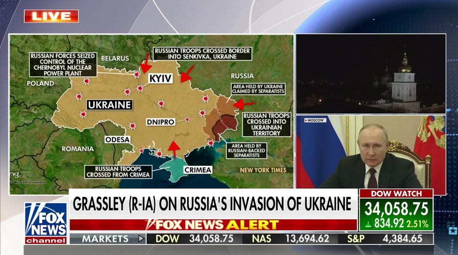 Putin 'on an ego trip': Sen. Grassley