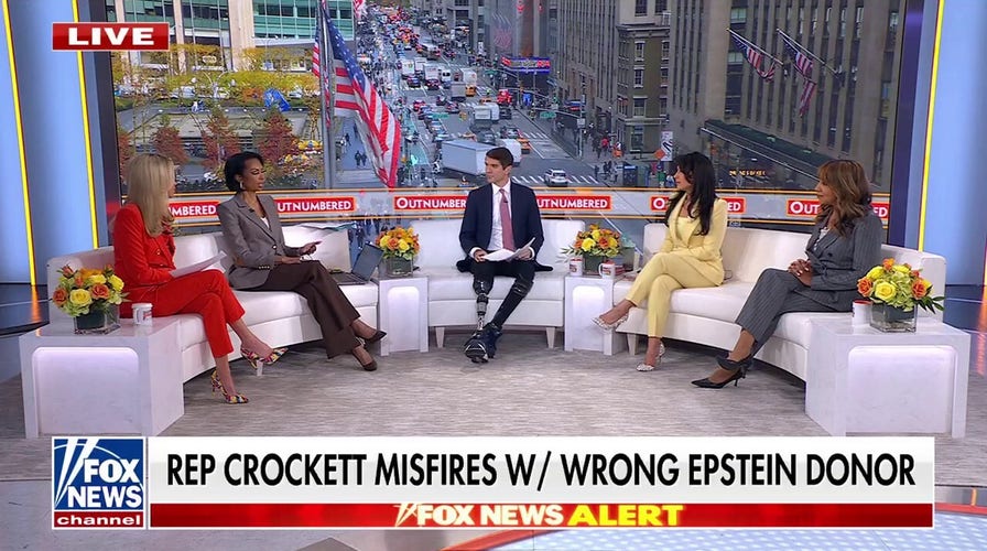 Rep. Crockett defends assertion  wrongly linking Jeffrey Epstein to Republicans