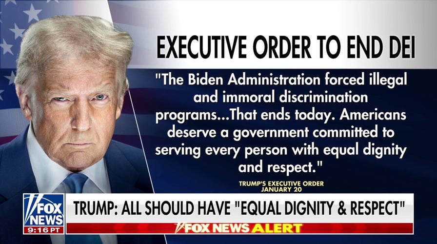 Trump sets deadline to close government DEI offices
