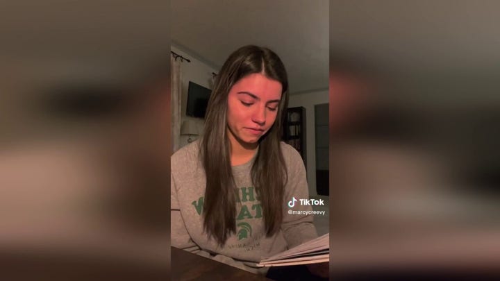 Student reads from her diary about surviving mass shooting