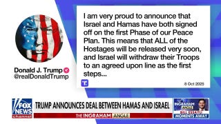 ‘EVERLASTING PEACE’: Trump announces historic deal between Israel and Hamas