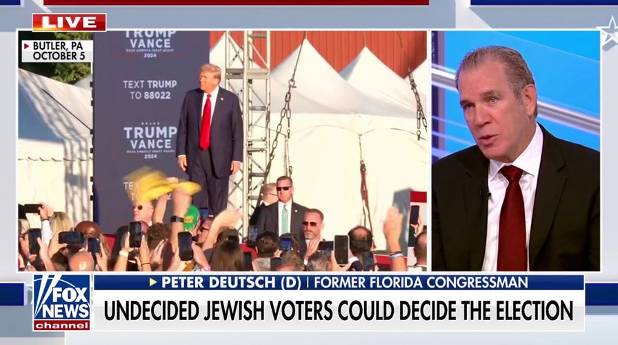 Former Democratic congressman endorses Trump in 2024 race as Harris struggles with Jewish voters