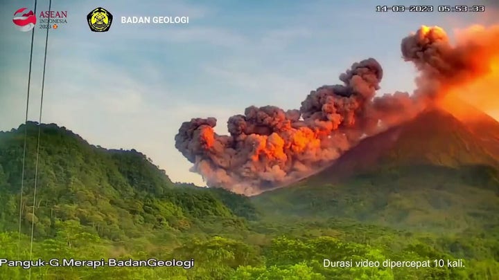 Indonesia’s Mount Merapi volcano continues to erupt