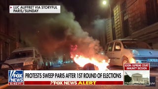 Protesters take to the streets in Paris after first round of elections - Fox News