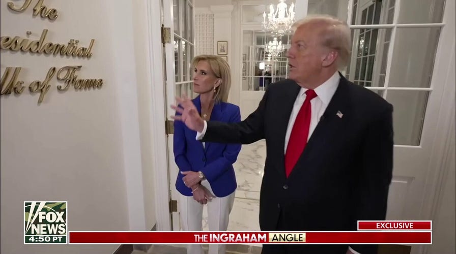 Trump gives exclusive look astatine White House renovations