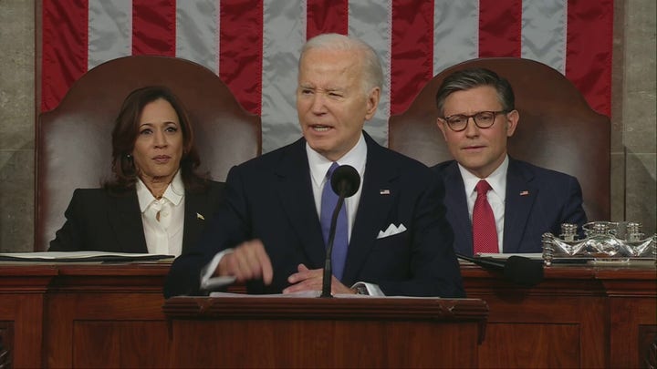 President Biden warns SCOTUS justices about the 'political power' of women during the State of the Union address