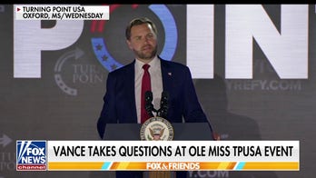 JD Vance takes questions from students at TPUSA event