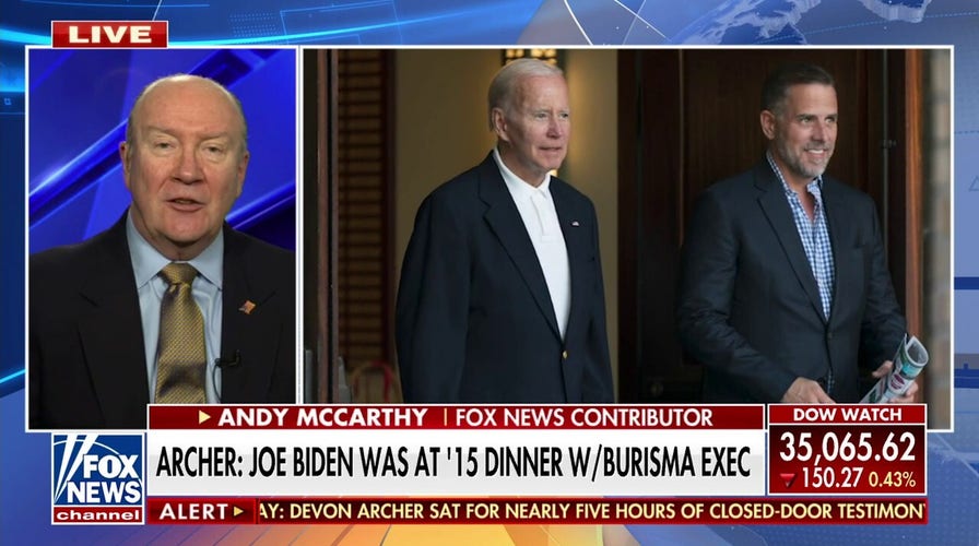 DOJ investigation into the Biden family is a 'black hole': Andy McCarthy