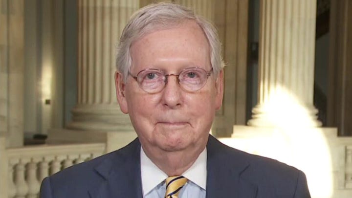 Mitch McConnell says negotiations on COVID relief are progressing but two sides remain 'long way apart'