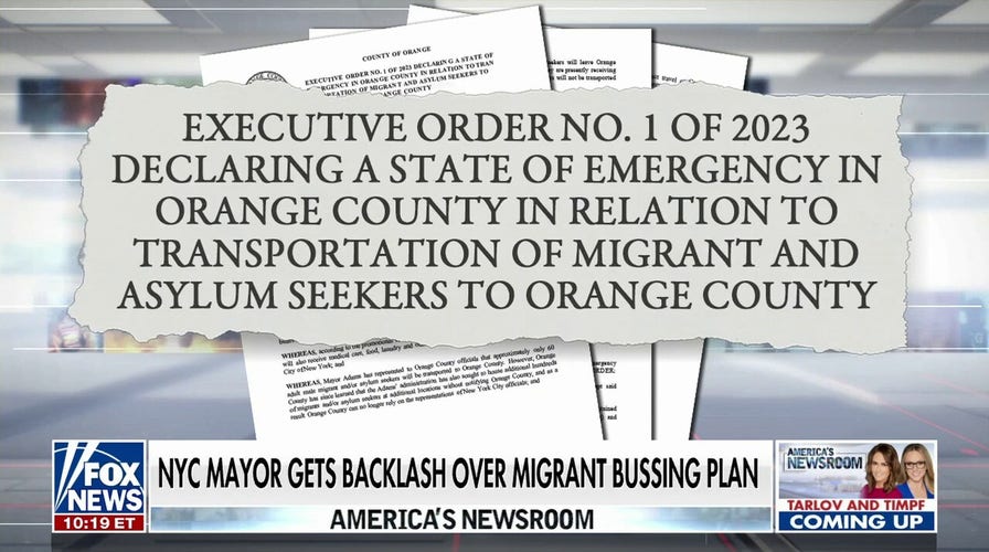 NYC Mayor Eric Adams gets backlash over migrant bussing plan