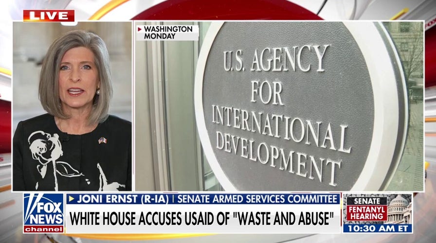 La senadora Joni Ernst acusa a USAID de "obstrucción" en medio de las acusaciones de "despilfarro y abuso" en los gastos