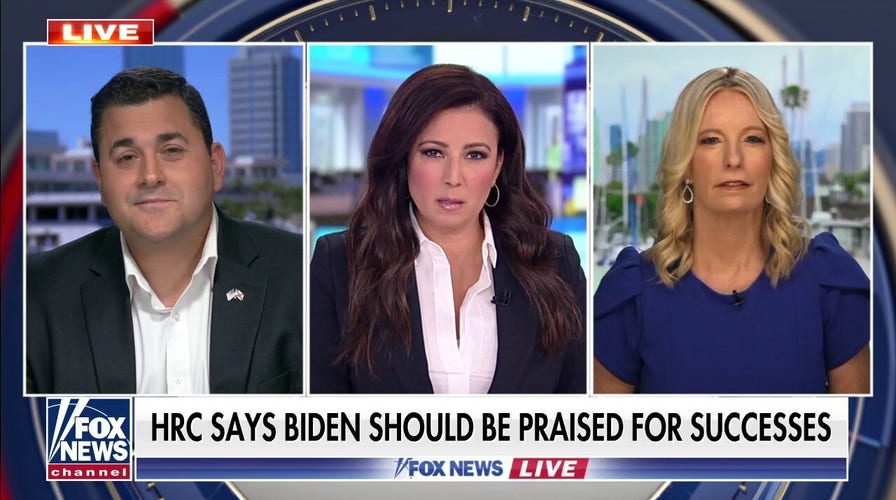 Hillary Clinton says Americans are unappreciative of Biden's failing policies