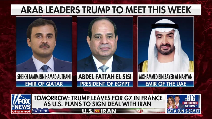 Trump to meet Middle East leaders at G7 amid Iran deal push