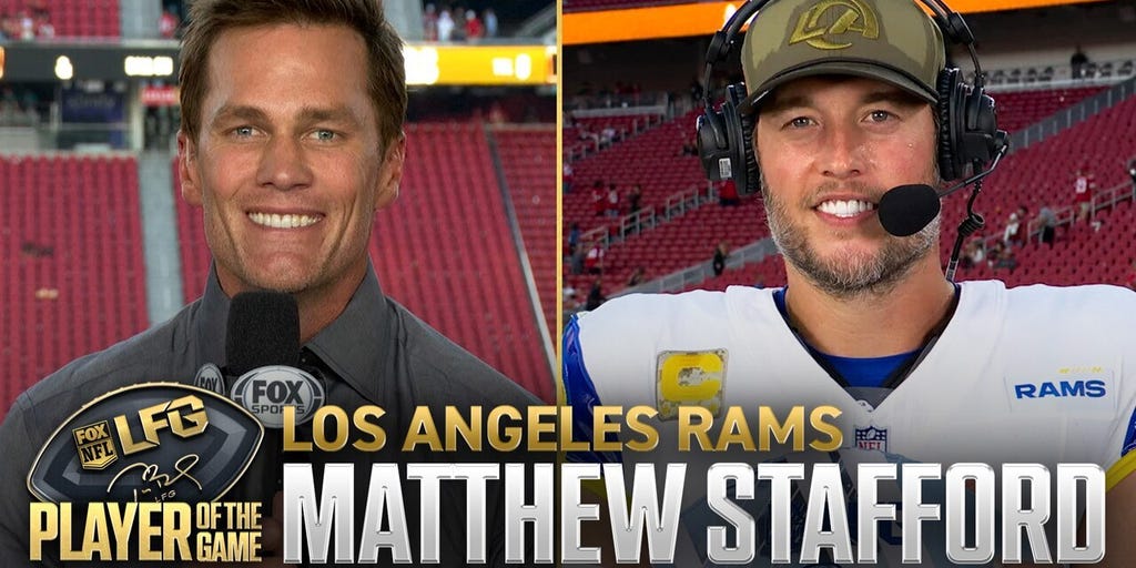 Tom Brady's LFG Player of the Game: Rams QB Matthew Stafford 🏆 Week 10 DIGITAL EXCLUSIVE