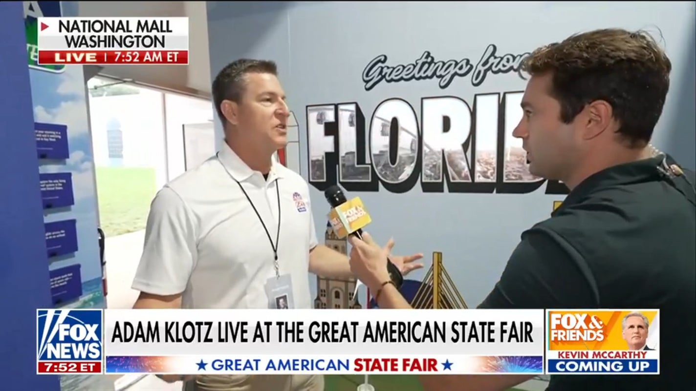 Adam Klotz explores Florida's exhibits at Great American State Fair