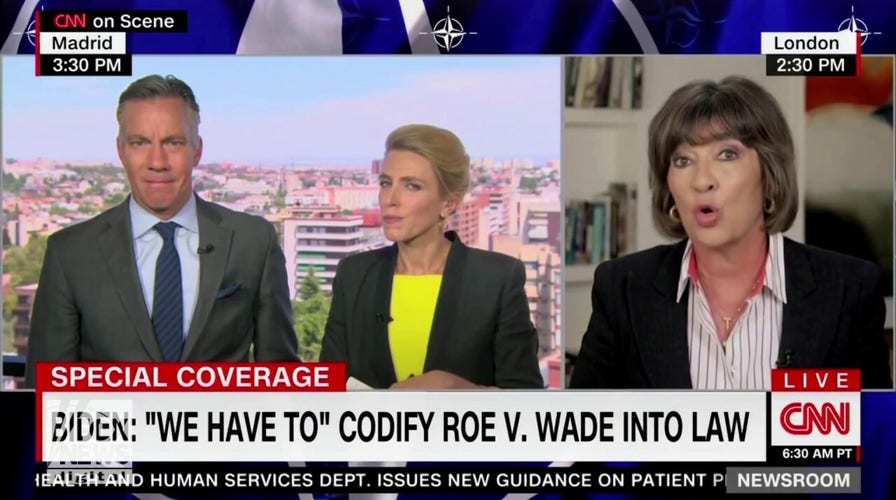 CNN host Christiane Amanpour compares U.S. to repressive regimes after abortion ruling