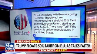 Trump threatens 50% tariff on EU as trade talks stall