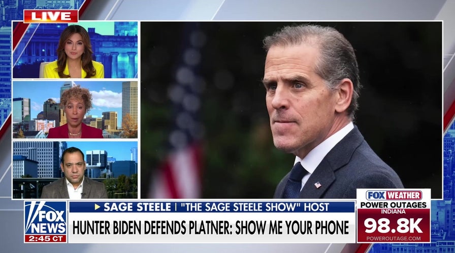 Sage Steele questions Hunter Biden's moral authority amid Platner controversy