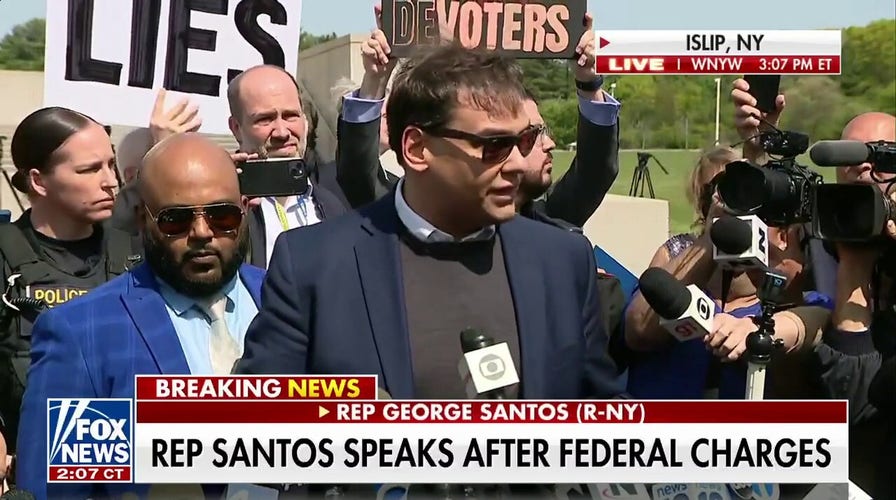 Rep. George Santos addresses resolution to expel him from Congress