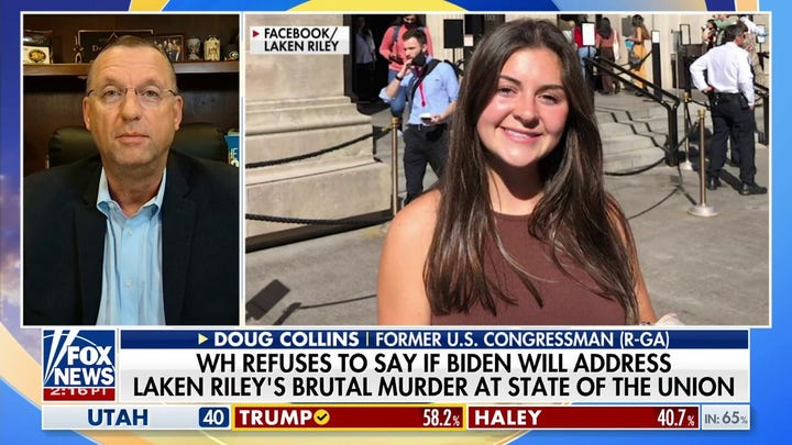 Biden White House refuses to reveal whether Laken Riley's murder will be mentioned in SOTU address