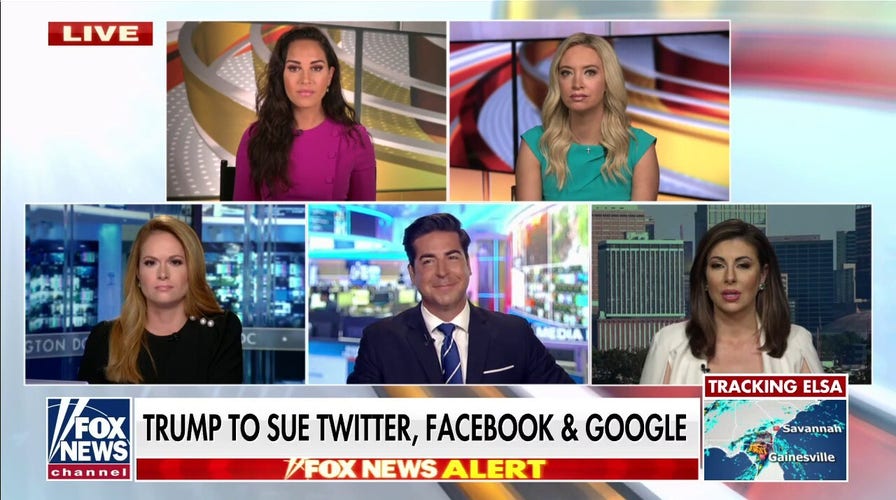 Jesse Watters on Trump’s class-action lawsuit against Big Tech companies