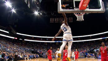 AJ Staton-McCray hits Trey Parker for one-handed SLAM, extending Seton Hall's lead over Rutgers
