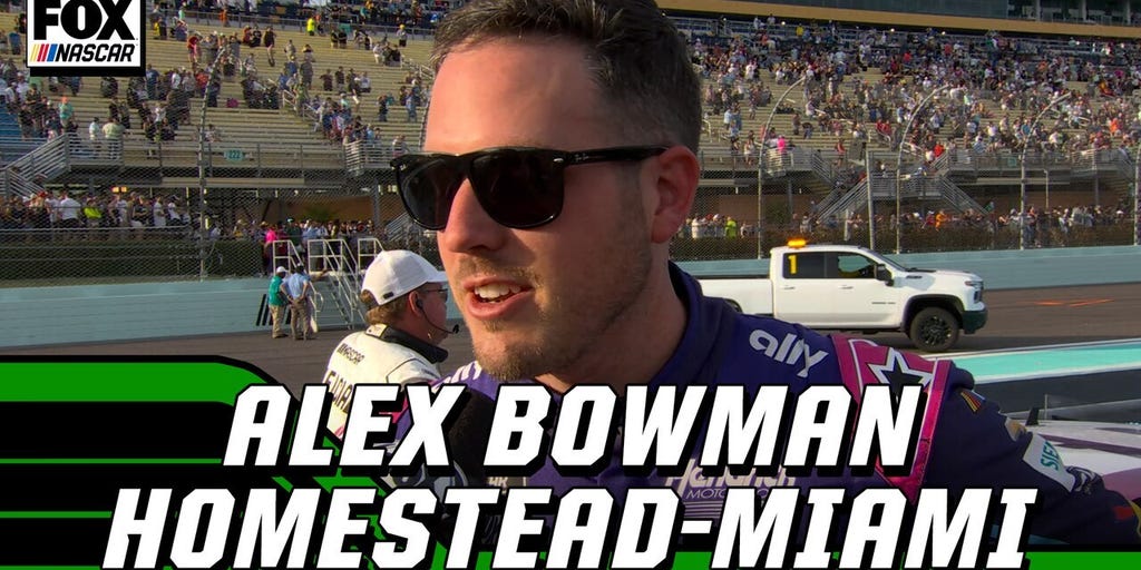 Alex Bowman on losing lead to Kyle Larson late in race at Homestead-Miami | NASCAR on FOX