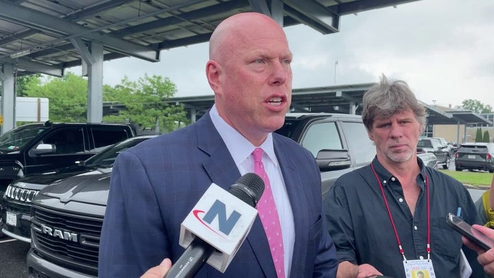 Gilgo Beach suspect's lawyer Mike Brown speaks to reporters after fifth and sixth murder charges