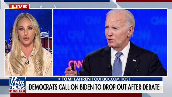 Tomi Lahren casts doubt on Democrats' 'shock' over Biden's debate performance: 'All been part of the plan'