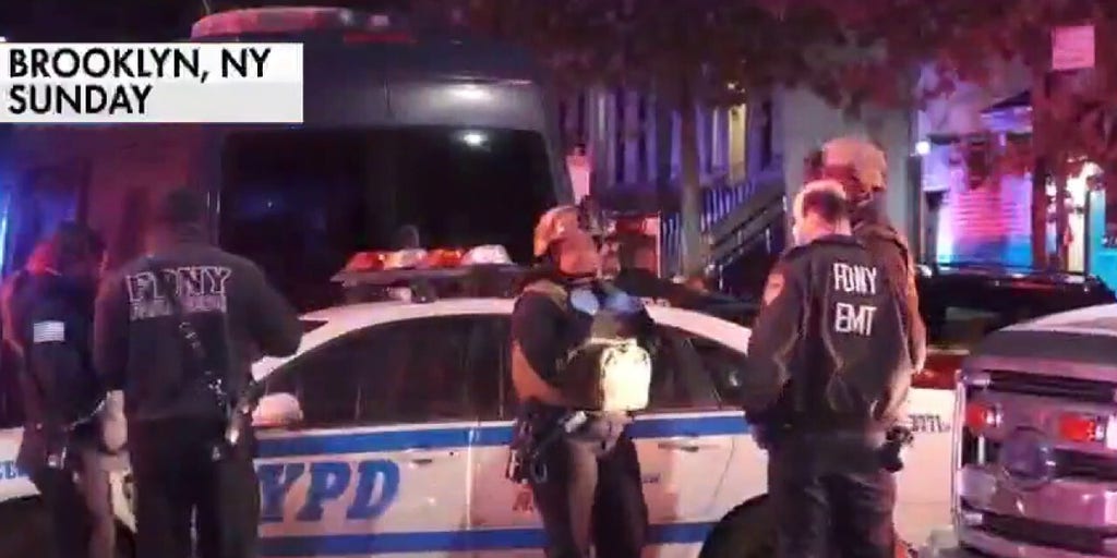 2 NYPD Officers Shot In Brooklyn, Dramatic Video Shows | Fox News Video